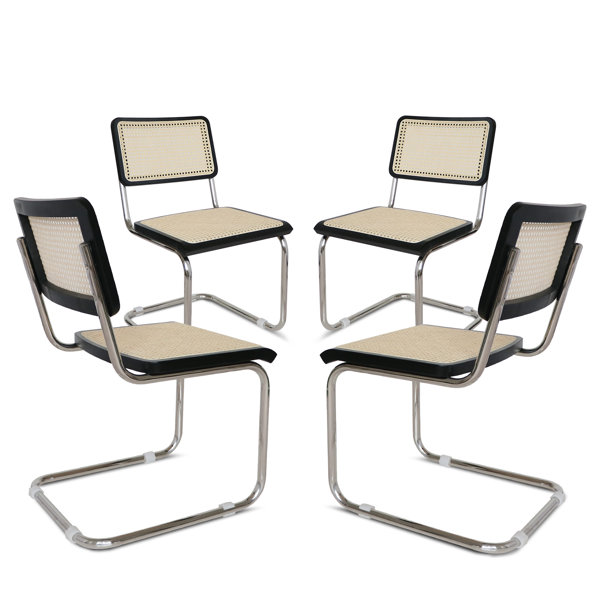 Ivy Bronx Black Rattan Dining Chair Wayfair